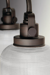 Progress Lighting Archie 3-Light Bronze Transitional Chandelier