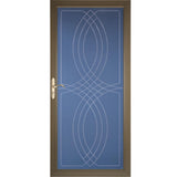 Pella Select 36-in x 81-in Portobello Full-View Aluminum Storm Door
