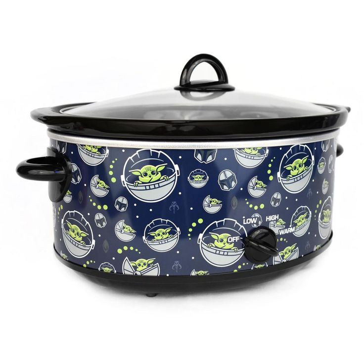 Star Wars The Mandalorian 7 Qt Navy Blue Slow Cooker