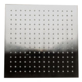 1-Spray 12 in. Single Ceiling Mount Fixed Rain Shower Head in Brushed Nickel - Super Arbor