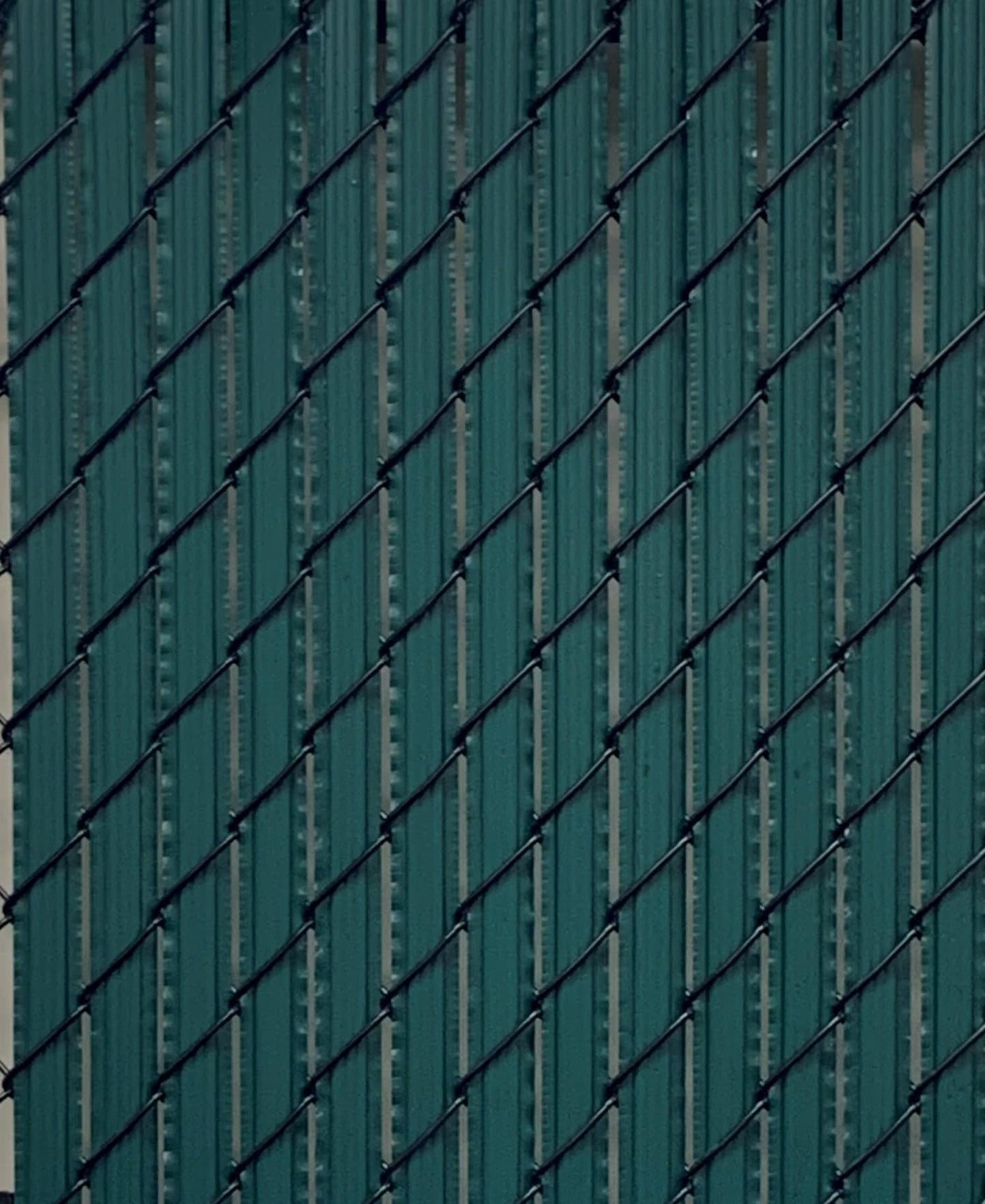 Pexco 6-ft H x 1-3/8-in W Green Hdpe Chain Link Fence Slat