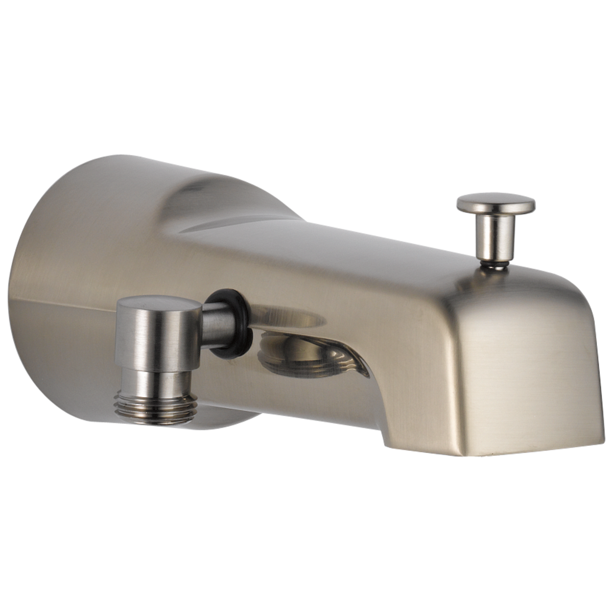 Delta Stainless Steel Universal Fit Bathtub Spout with Diverter, 6-1/2 in. Length