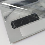 Art3d Gray Marble 12 in. x 12 in. Peel and Stick Wall Tile Backsplash (6-Pack)