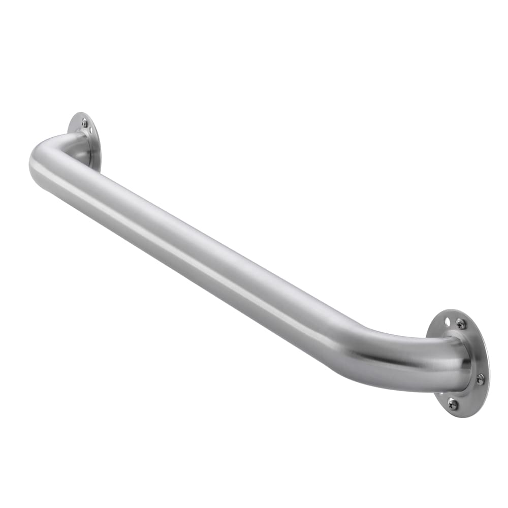 Project Source Exposed Screw 24-in Stainless Steel Wall Mount ADA-Compliant Grab Bar, 500-lb Capacity