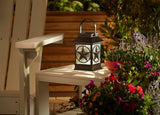 Portfolio 7.2-in Texas Star Solar Lantern Light, Black Plastic, 4.84-in W