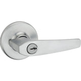 Kwikset Delta Satin Chrome Universal Keyed Entry Door Handle, 405DL 26D CP K6