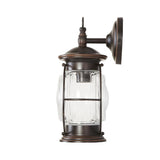 Portfolio Caliburn 13.62-in H Oil-Rubbed Bronze Outdoor Wall Lantern, Medium Base (E-26)