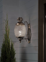 Portfolio 15.25-in H Brushed Bronze Medium Base (E-26) Outdoor Wall Light