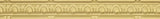 Armstrong Ceilings Metallaire Small Eggs and Dart Cornice 48-in Brass Steel Crown Ceiling Grid Trim