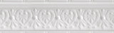 Armstrong Ceilings Metallaire Floral Cornice 4-ft White Metal Crown Ceiling Grid Trim