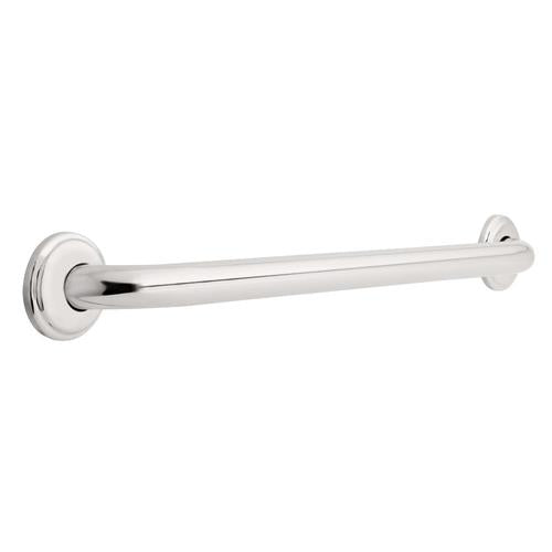 Franklin Brass 5700 Series 24-in Satin Nickel Wall Mount (ADA Compliant) Grab Bar - Super Arbor