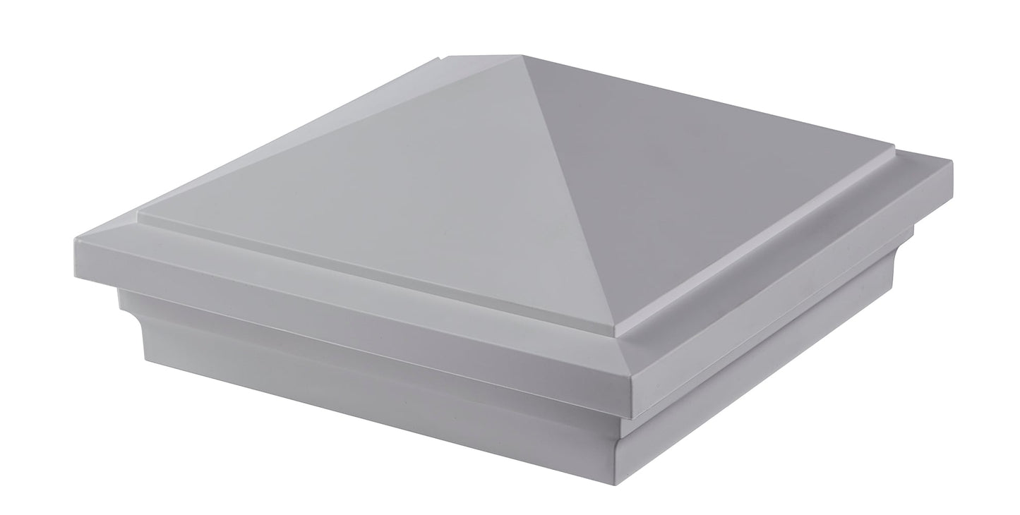 Fiberon 5-in x 5-in Tranquil White PVC Deck Post Cap