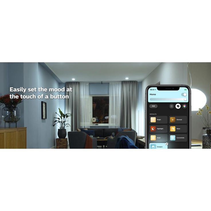 Philips Hue White Ambiance BR30 LED 65-Watt Equivalent Dimmable Smart Wireless Flood Light Bulb with Bluetooth (2 Pack)