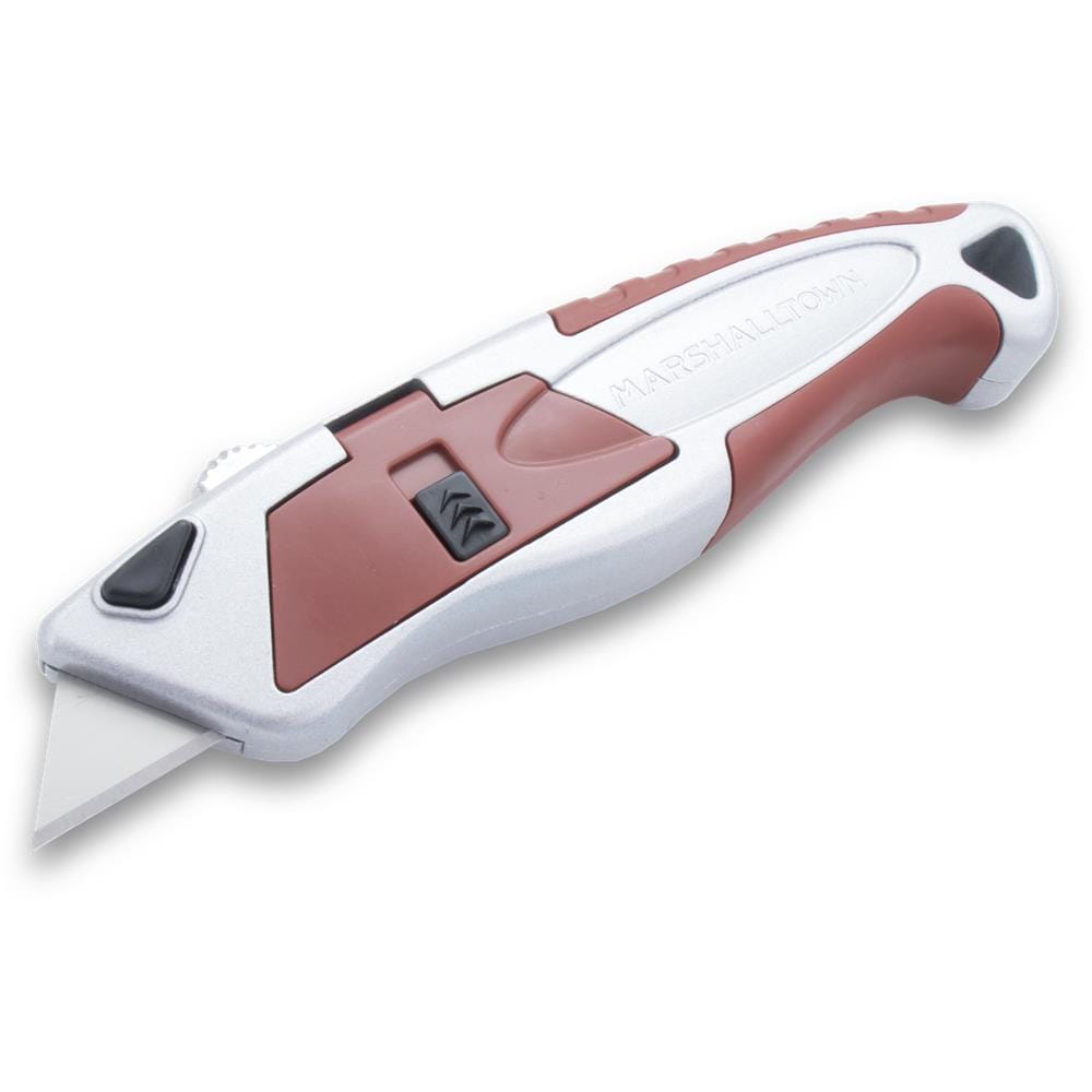 Marshalltown 1-in 5‑Blade Retractable Utility Knife with On‑Tool Blade Storage