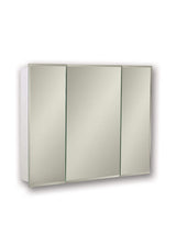 Jensen Horizon 24-in x 24-in Surface Mount Frameless Mirrored Medicine Cabinet