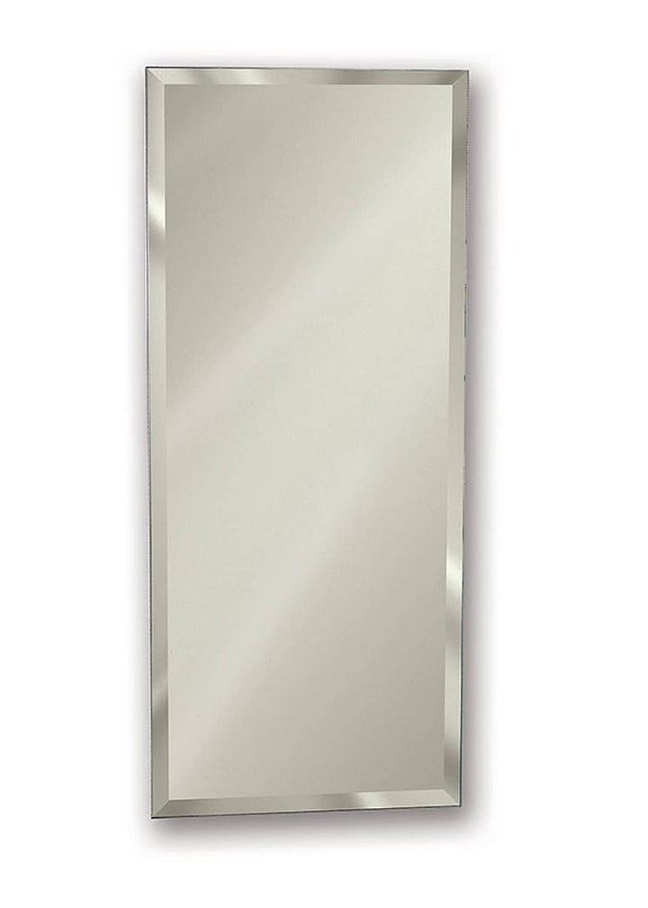 Jensen Gallery 15-in x 35-in Surface/Recessed Mount Frameless Mirrored Soft Close Medicine Cabinet