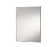 Jensen Styleline 16-in x 26-in Recessed Mount Stainless Steel Mirrored Medicine Cabinet