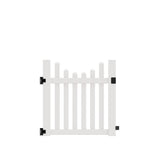 Freedom Coventry 4-ft H x 4-ft W White Vinyl Fence Gate Kit (Unassembled)