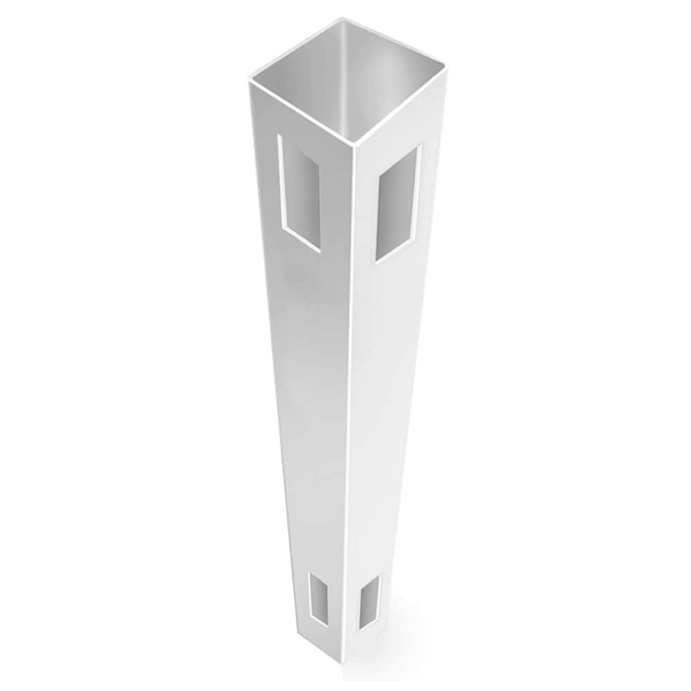 Freedom Waverly 9-ft H x 5-in W White Vinyl Corner Fence Post (Assembled)