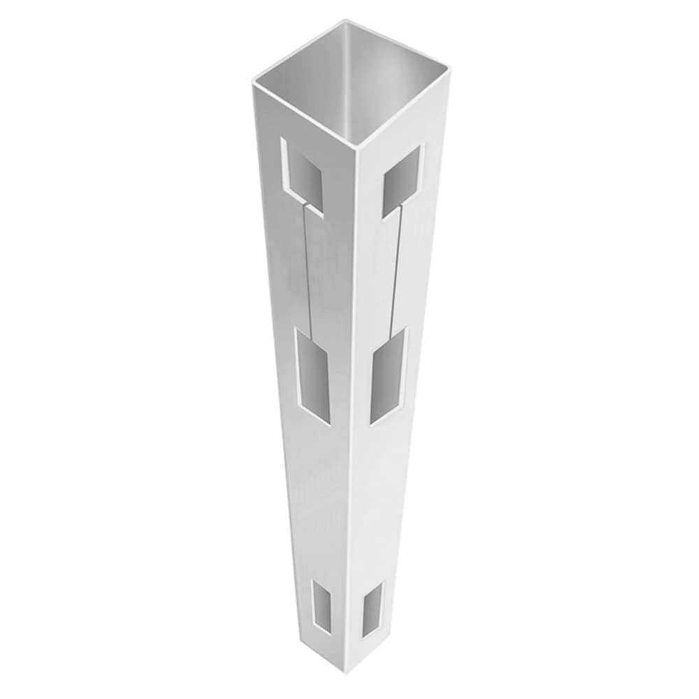 Freedom Conway 8-ft H x 5-in W White Vinyl Corner Fence Post (Unassembled)