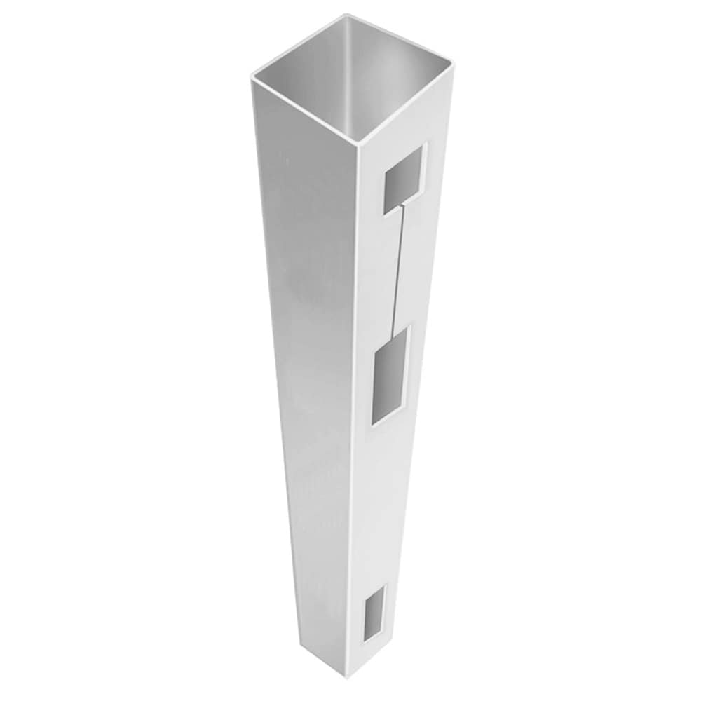 Freedom Conway 7-ft H x 5-in W White Vinyl End Fence Post (Unassembled)