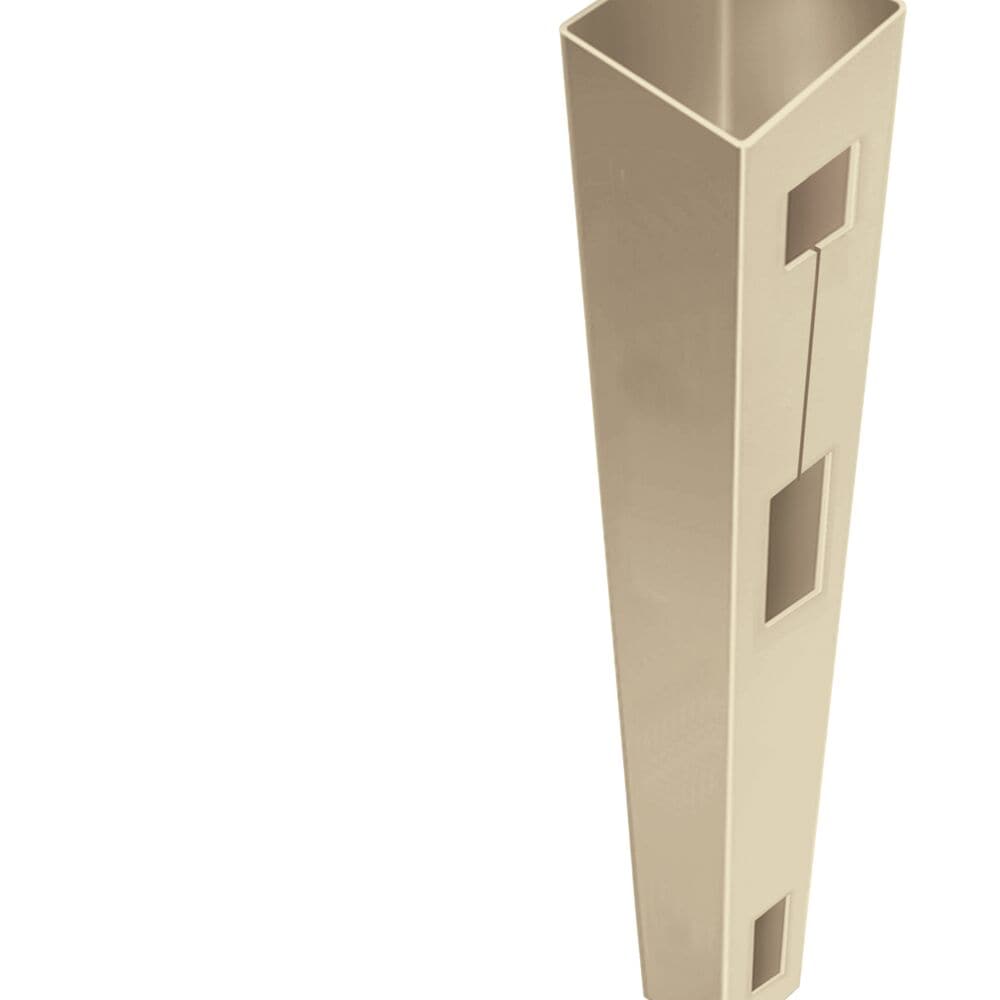 Freedom Conway 9-ft H x 5-in W Sand Vinyl End Fence Post (Unassembled)