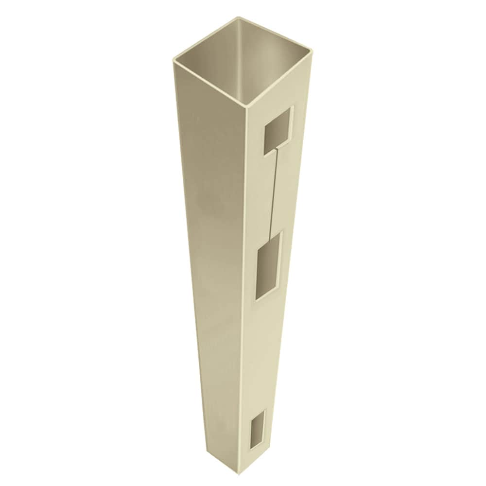 Freedom Conway 9-ft H x 5-in W Sand Vinyl Corner Fence Post (Unassembled)