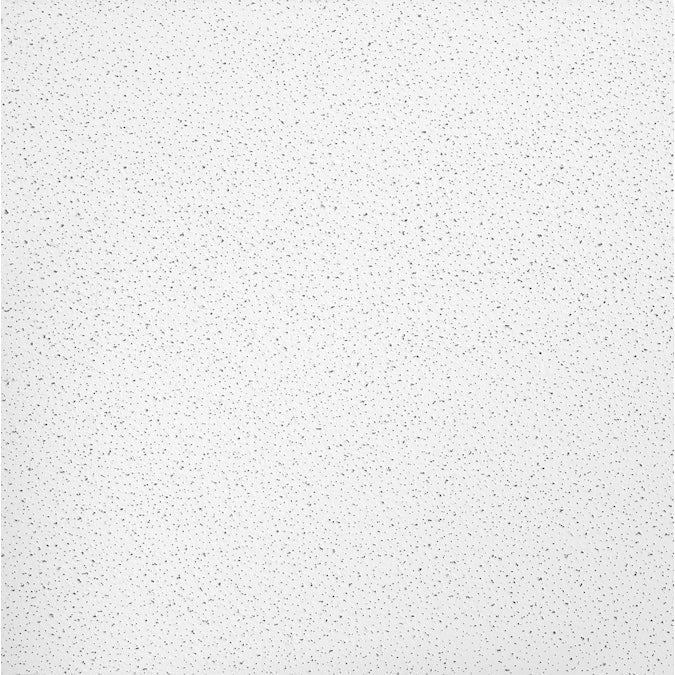 Armstrong Ceilings 2-ft x 2-ft Fine Fissured Contractor White Mineral Fiber Drop Ceiling Tile (16-Pack, 64-sq ft / Case)