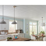 Armstrong Ceilings Impression White Mineral Fiber Surface-mount Ceiling Tile Sample
