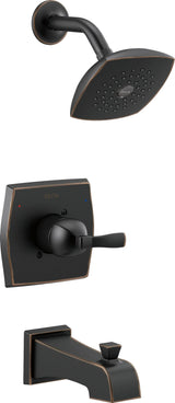 Delta Flynn Oil Rubbed Bronze 1-Handle Bathtub and Shower Faucet with Valve