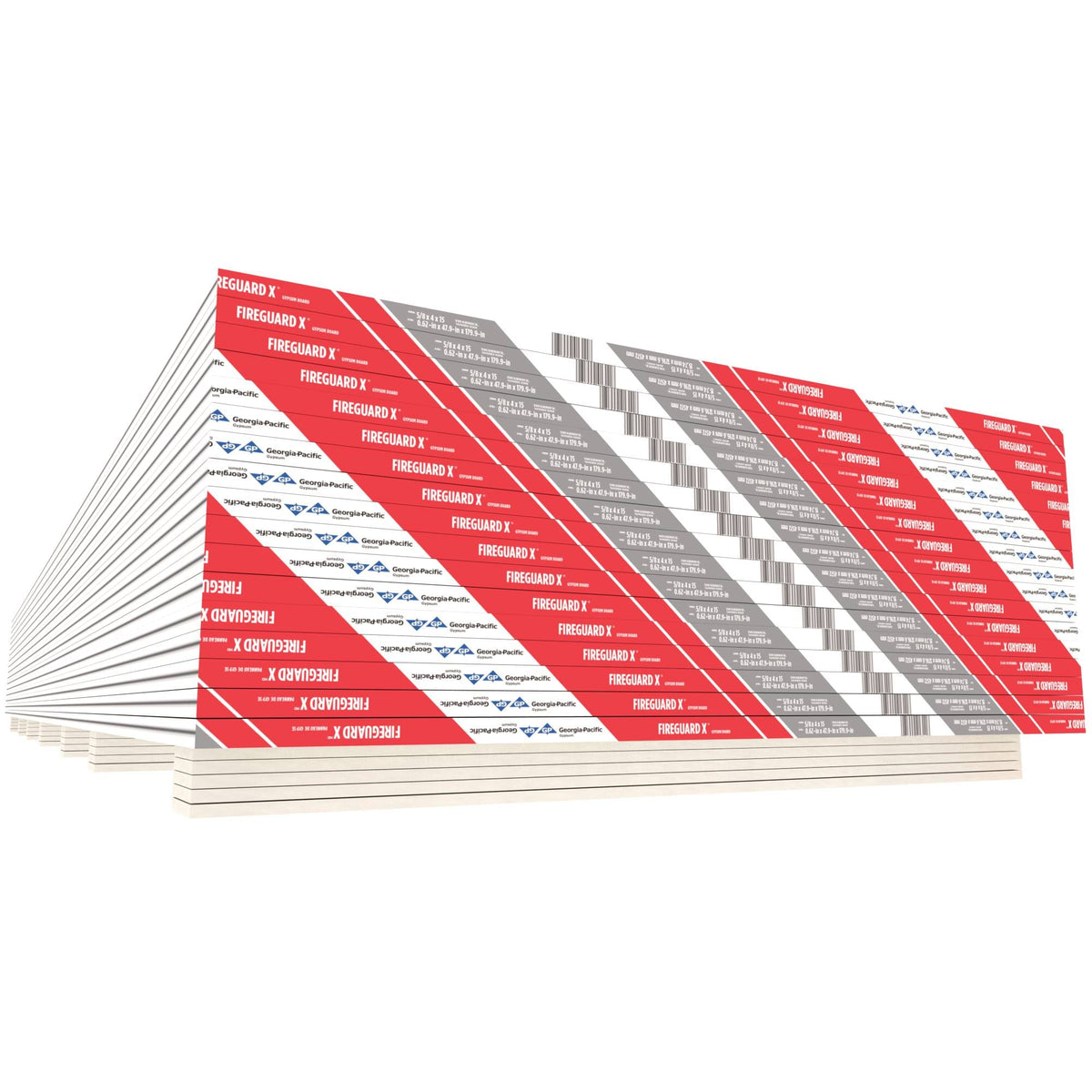 ToughRock 5/8-in x 4-ft x 12-ft Fireguard Fire Resistant Regular Drywall Panel