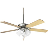 AirPro 4-Light Brushed Nickel Ceiling Fan Light
