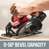 PWRCORE 20-Volt Lithium Cordless 6-1/2 in. Circular Saw Kit - Super Arbor