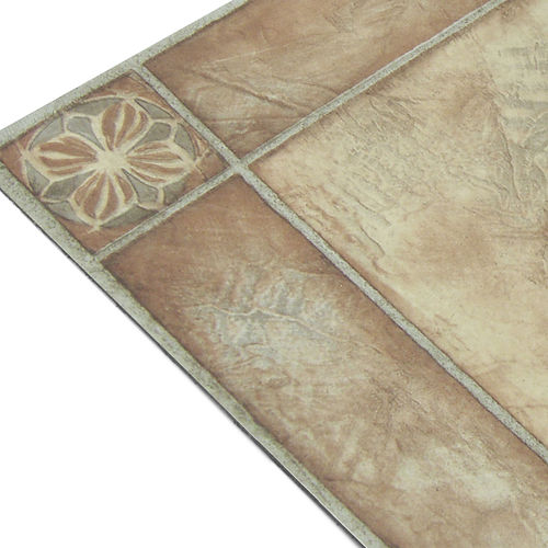 ACHIM Sterling Spanish Rose 12 in. x 12 in. Peel and Stick Vinyl Tile (20 sq. ft. / case)