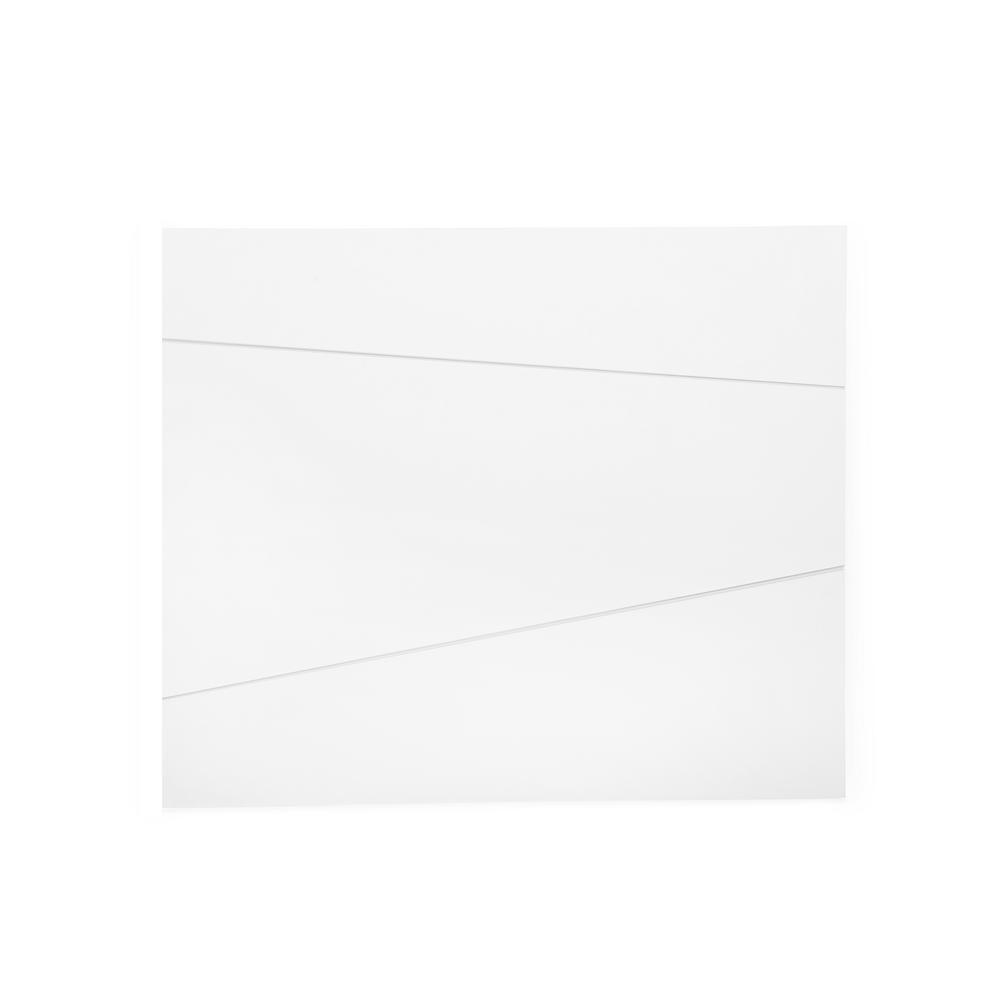 Prairie 60 in. W x 90 in. H 8-Piece Glue Up Cultured Marble Alcove Shower Wall Surround in Matte White w/Shelves, Trims - Super Arbor