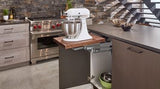 Rev-A-Shelf ML Series Heavy-Duty Mixer Lift with Soft-Close, 11-3/4 in W x 20 in D Maple Shelf