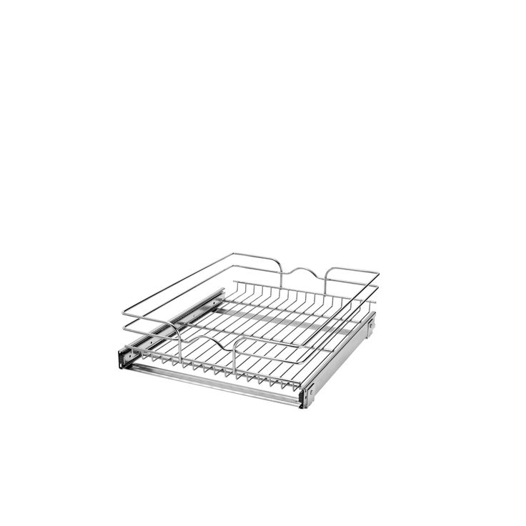 Rev-A-Shelf 17.5-in W x 6-in H 1-Tier Pull Out Metal Basket