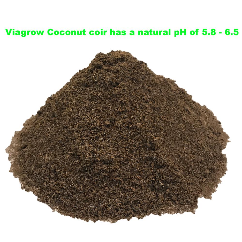 Viagrow 1.4 lbs./650 g Premium Soilless Grow Media Coconut Coir Brick