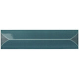 Colorplay Inflex Emerald Green 4.5x18 3D Glossy Crackled Ceramic Tile