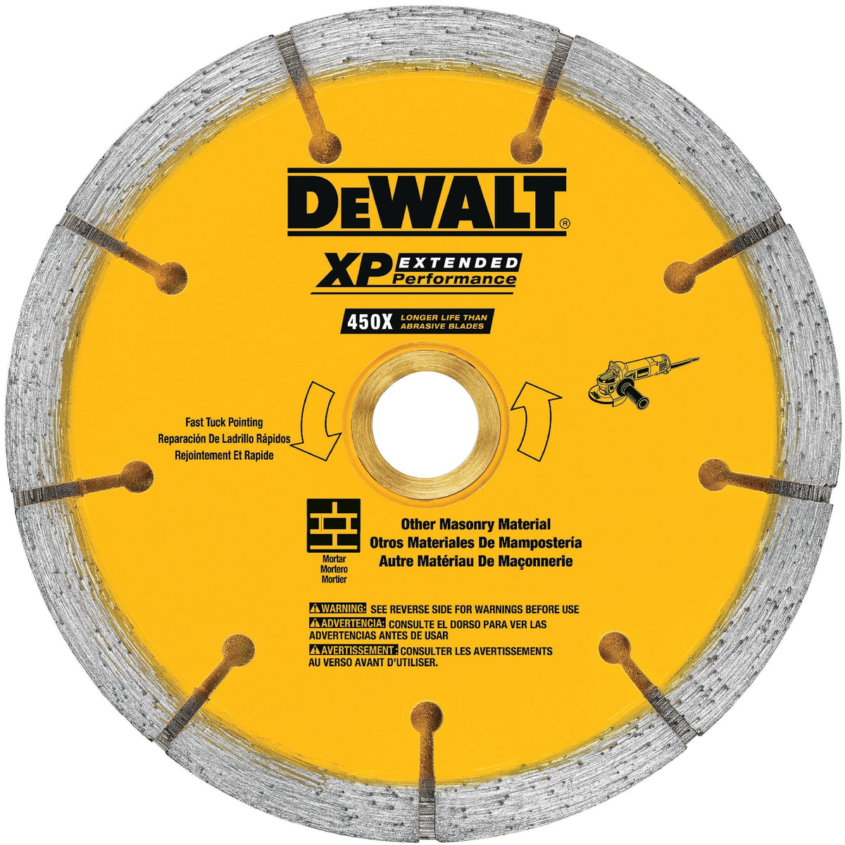DEWALT XP Diamond 4-1/2-in Segmented Cut-Off Wheel (DW4740S)