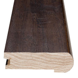Flexco Solid Wood Stair Nose, 2.75-in W x 78-in L, Highland Trail Prefinished Hickory Stair Nosing