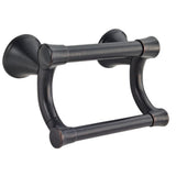 Delta Transitional 8.93-in Venetian Bronze Wall-Mount Grab Bar with Pivoting Toilet Paper Holder