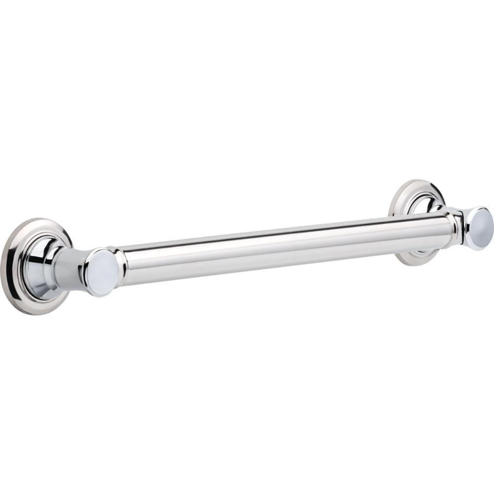 Delta Traditional 18-in Polished Chrome Wall Mount ADA-Compliant Grab Bar