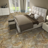 Perfection Floor Tile Stonecreek Collection 6-Piece 20-in x 20-in Canyon Stone/Satin Interlocking Luxury Vinyl Tile
