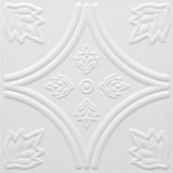Armstrong Ceilings TinLook Circles 12-in x 12-in Surface-Mount Acoustic Ceiling Tiles, White, 40-Pack