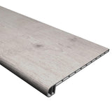 Cali Bamboo Gray Ash Vinyl Stair Tread — Classic, 11.5 in x 48.03 in