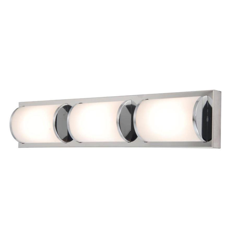 allen + roth Kinsley 3-Light Nickel Modern/Contemporary Vanity Light - Super Arbor