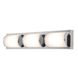 allen + roth Kinsley 3-Light Nickel Modern/Contemporary Vanity Light - Super Arbor