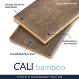 Cali Bamboo Fossilized 5.375-in Boardwalk Bamboo Handscraped Solid Hardwood Flooring (26.89-sq ft)