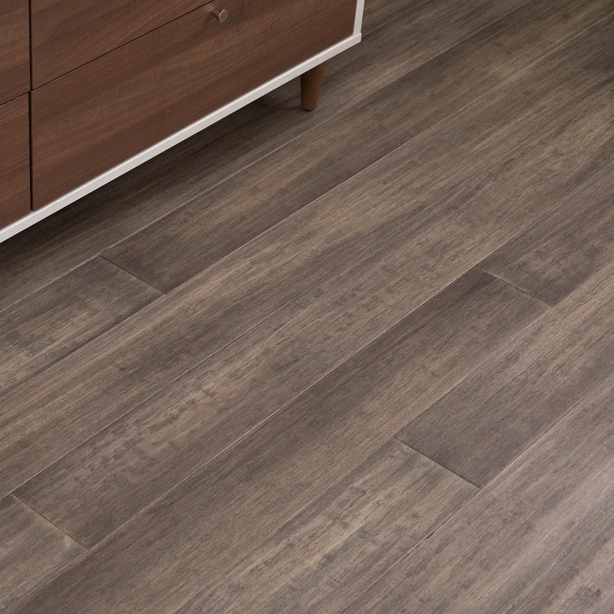 Cali Bamboo Fossilized 5.375-in Boardwalk Bamboo Handscraped Solid Hardwood Flooring (26.89-sq ft)